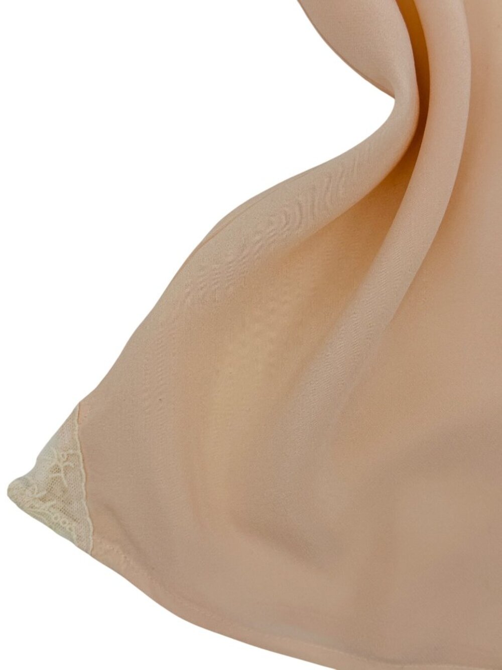 Urban Outfitters Pale Pink Silk Lace Trim Camisole Top | Mid 2010s Romantic Boho - Picture 5 of 16